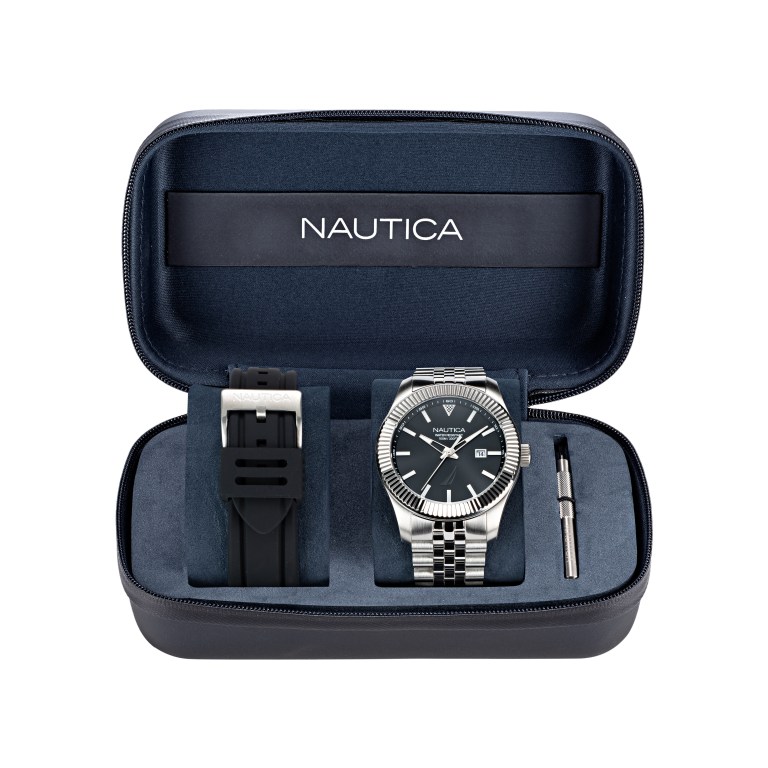 Nautica 3-hand Box Set Horloge Heren Gekleurd | Kb6KwLOt