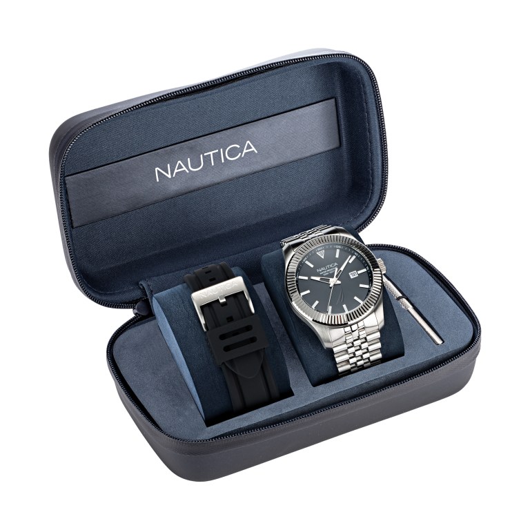 Nautica 3-hand Box Set Horloge Heren Gekleurd | Kb6KwLOt