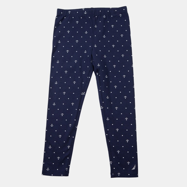 Nautica Anchor And Dot Print (8-20) Leggings Meisjes Donkerblauw | SXoKoZuM