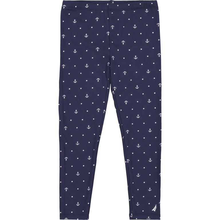 Nautica Anchor And Dot Print (8-20) Leggings Meisjes Donkerblauw | SXoKoZuM