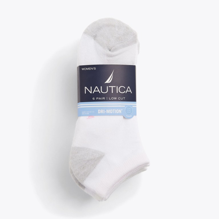 Nautica Atletische Low Cut , 6-pack Sokken Dames Gekleurd | JQaQEJtk