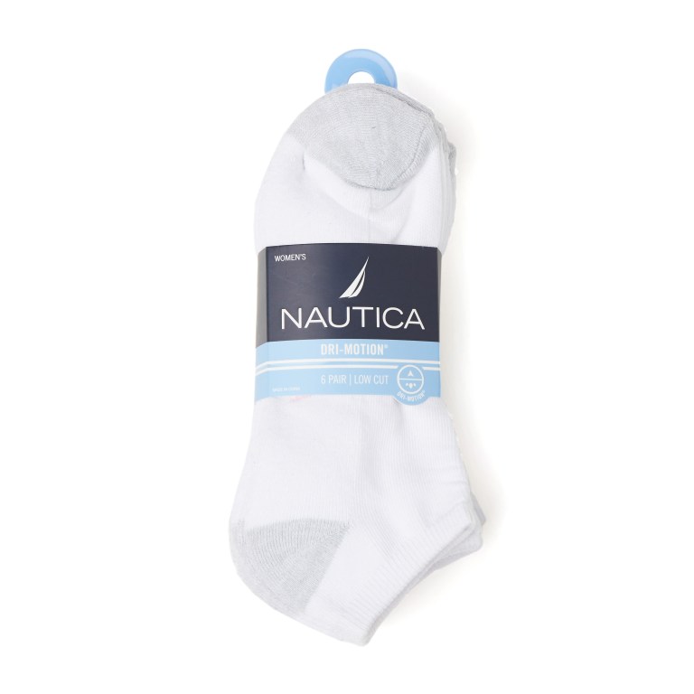 Nautica Atletische Low Cut , 6-pack Sokken Dames Gekleurd | Rw7RdA1L