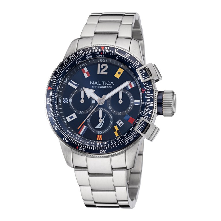 Nautica Bfc Stainless Steel And Siliconen Box Set Horloge Heren Gekleurd | 4aCYLX53