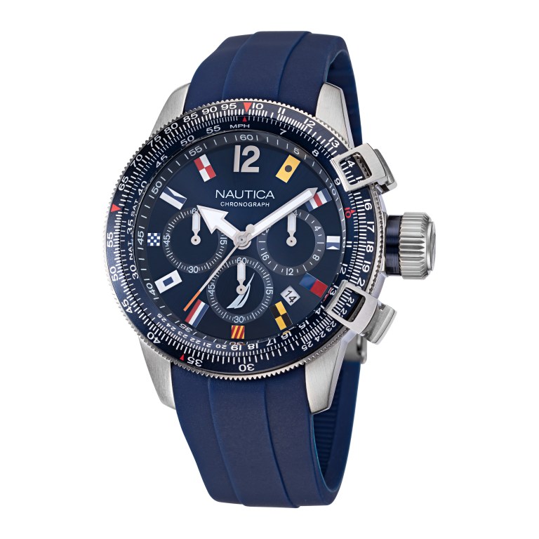 Nautica Bfc Stainless Steel And Siliconen Box Set Horloge Heren Gekleurd | 4aCYLX53