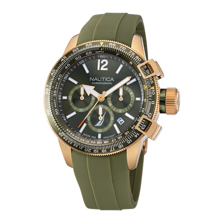 Nautica Bfc Stainless Steel And Siliconen Horloge Heren Gekleurd | oaZWQkfM