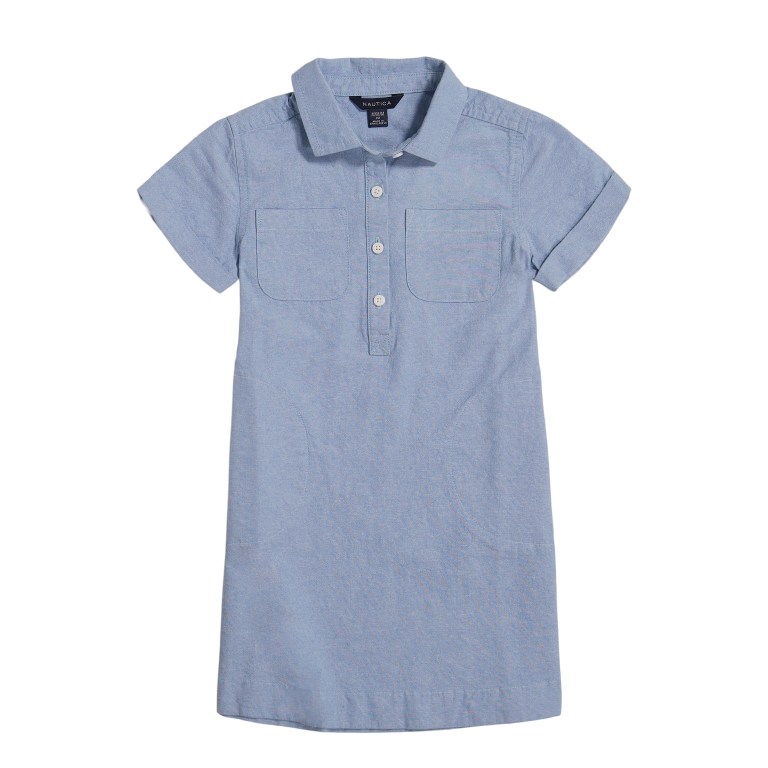 Nautica Chambray (8-16) Jurken Meisjes Blauw | b9XG91qB