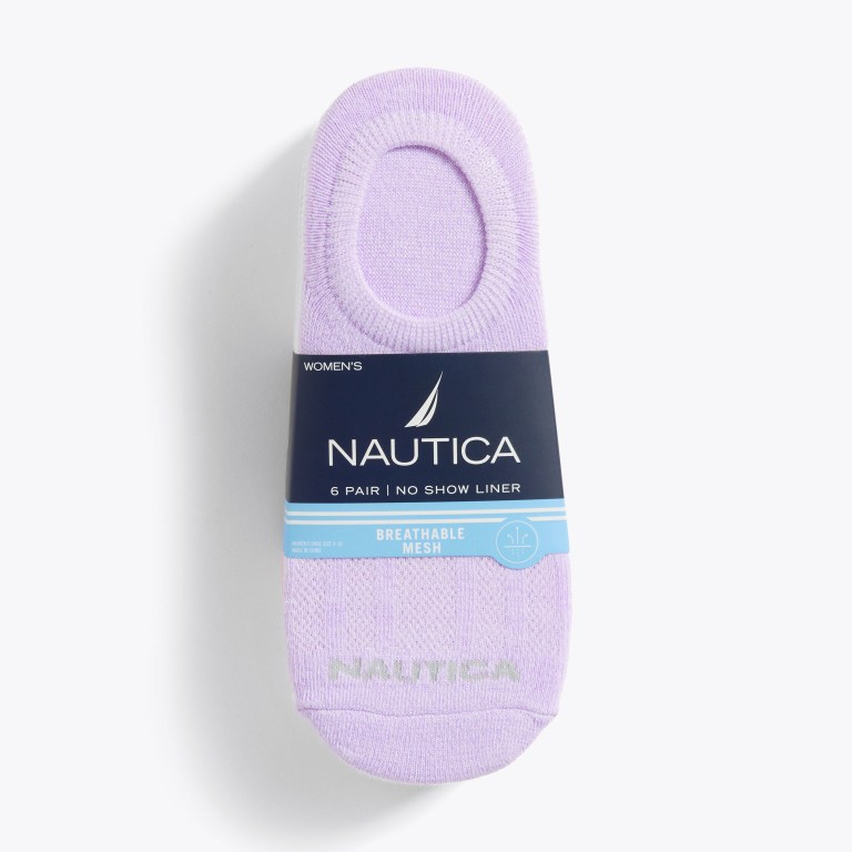 Nautica Cuff Liner , 6-pack Sokken Dames Gekleurd | ydFz30Fs