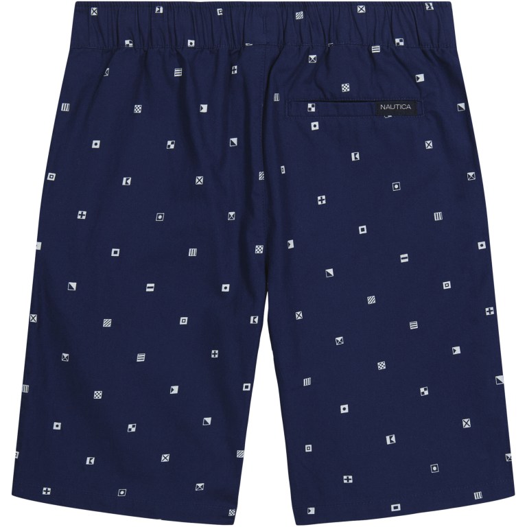 Nautica Embroidered Pull-on (8-20) Korte Broek Jongens Donkerblauw | DOz6iynx