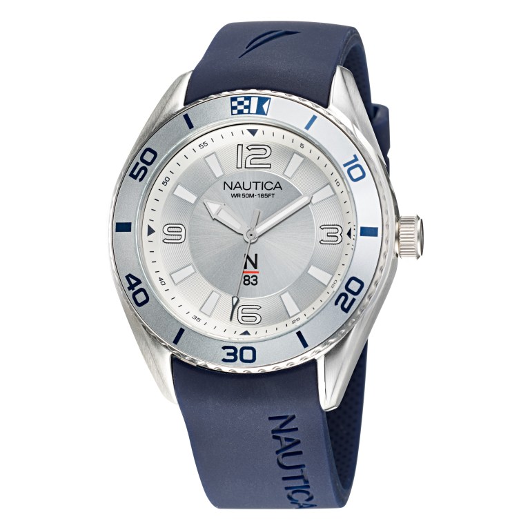 Nautica Finn World Siliconen 3-hand Horloge Heren Gekleurd | kh76scix