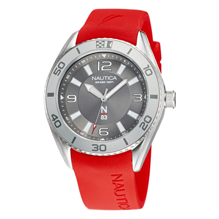 Nautica Finn World Siliconen 3-hand Horloge Heren Gekleurd | slQGNa4K