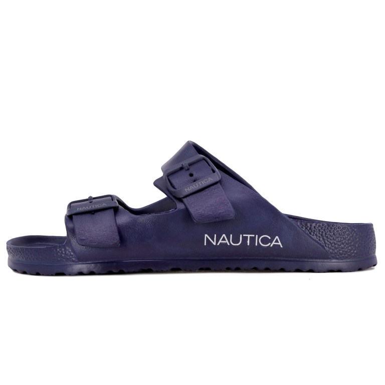 Nautica Gesp Badslippers Heren Blauw | 9NaO8elS