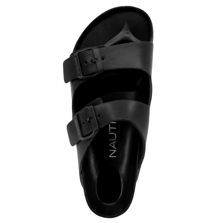 Nautica Gesp Badslippers Heren Zwart | aYoAXKzF