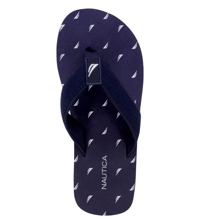 Nautica J-class Embellished String Teenslippers Dames Donkerblauw | SFX7EEnQ