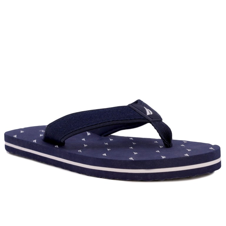 Nautica J-class Embellished String Teenslippers Dames Donkerblauw | SFX7EEnQ