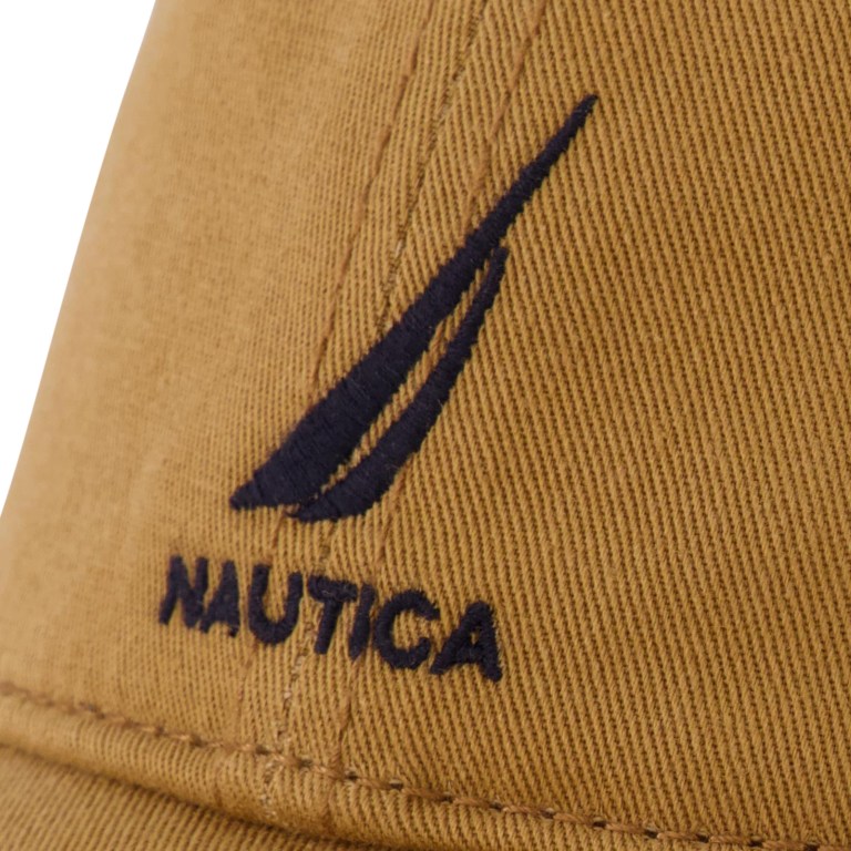 Nautica J-class Embroidered Hoeden Heren Khaki | VJDeIyyN