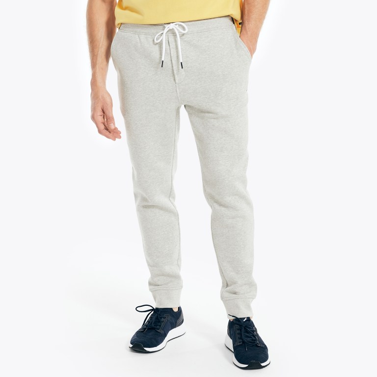 Nautica J-class Fleece Jogger Joggingbroek Heren Grijs | M1SWQF30