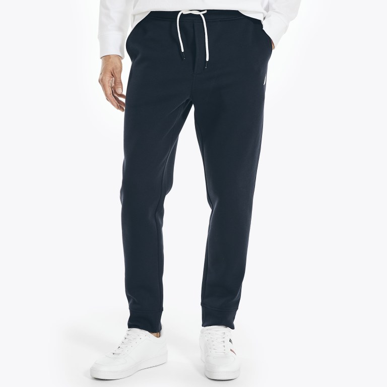 Nautica J-class Fleece Jogger Joggingbroek Heren Donkerblauw | PCEInaDU