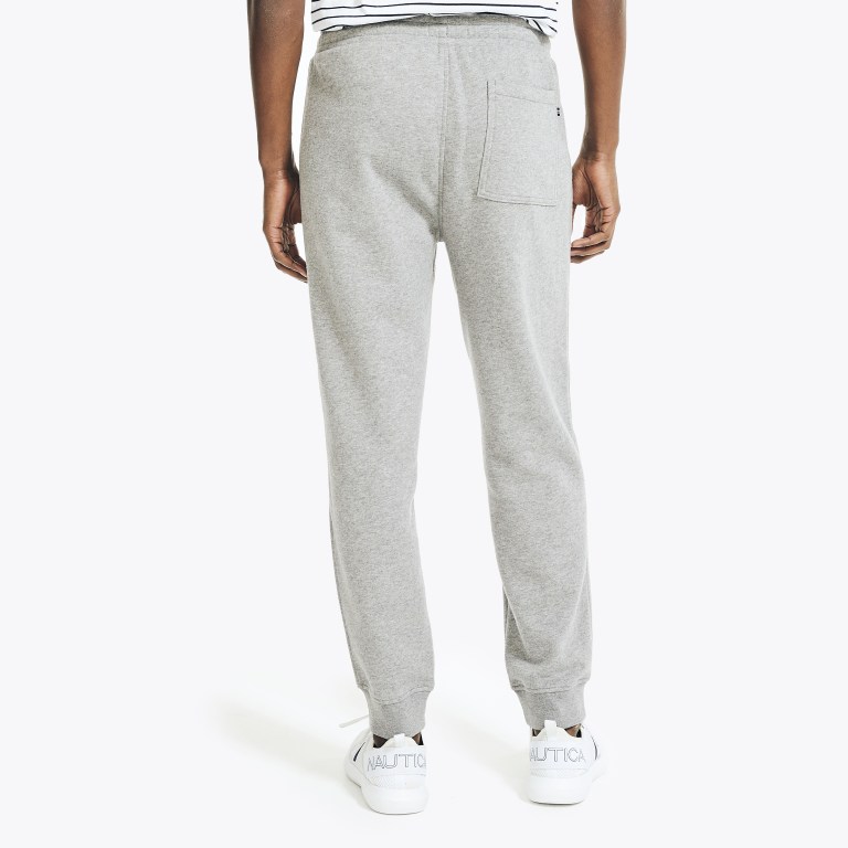 Nautica J-class Fleece Jogger Joggingbroek Heren Grijs | Vb6wRU7E