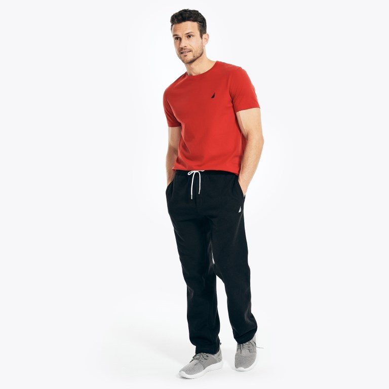 Nautica J-class Fleece Joggingbroek Heren Zwart | qOL3U95u