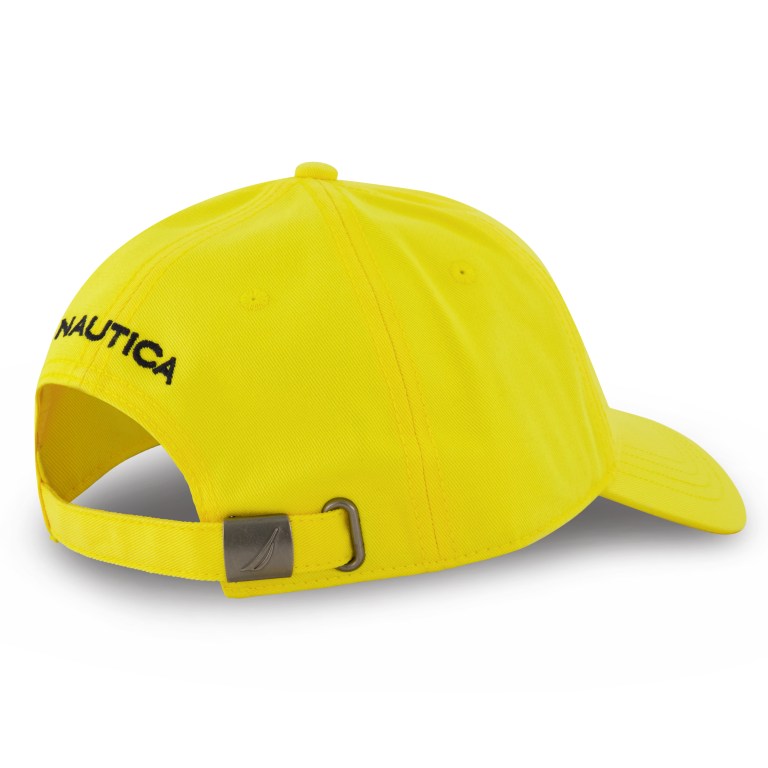 Nautica J-class Logo 6-panel Hoeden Heren Geel | 0R8MQoR4