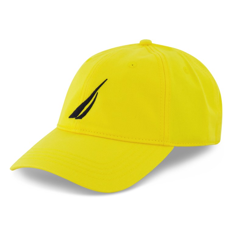 Nautica J-class Logo 6-panel Hoeden Heren Geel | 0R8MQoR4