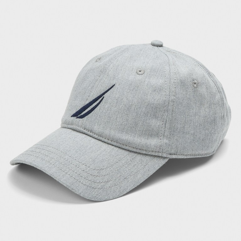 Nautica J-class Logo 6-panel Hoeden Heren Grijs | HSBEu62V