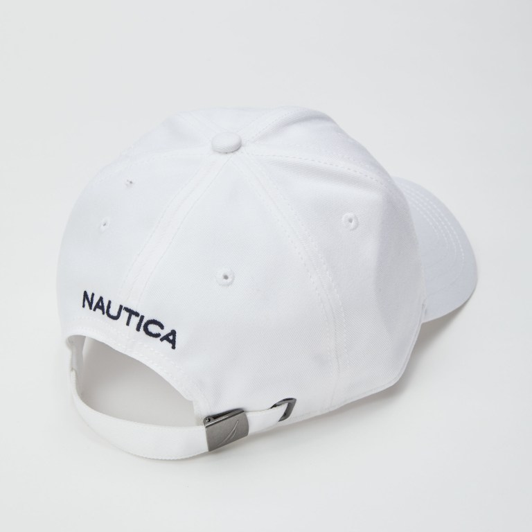 Nautica J-class Logo 6-panel Hoeden Heren Wit | b6PaEe0Z