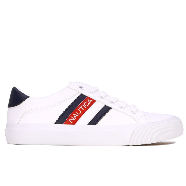 Nautica J-class Logo Sneakers Dames Rood Oranje | hsbnWVhB