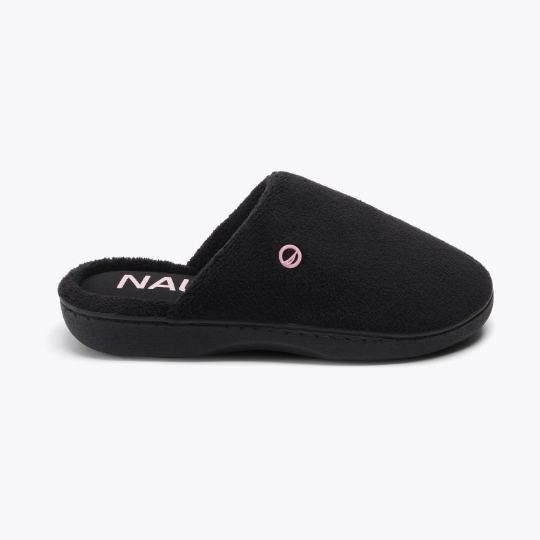 Nautica J-class Micro Terry Slippers Dames Zwart | j55Qa2zr