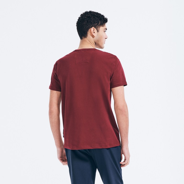 Nautica J-class Pocket T-shirts Heren Rood | 4EXuTZZo