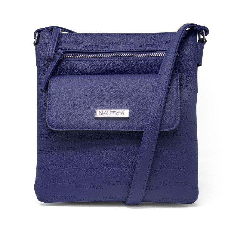 Nautica Key Largo Canvas Crossbody Handbag Dames Donkerblauw | MShrtZrr