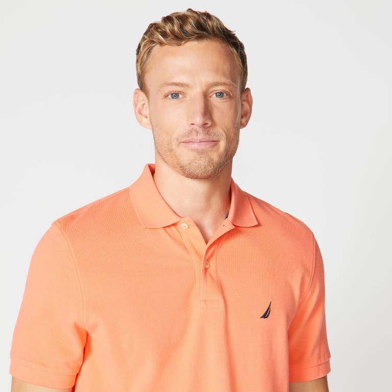 Nautica Klassieke Fit Deck Poloshirt Heren Koraal | 3DNprlus