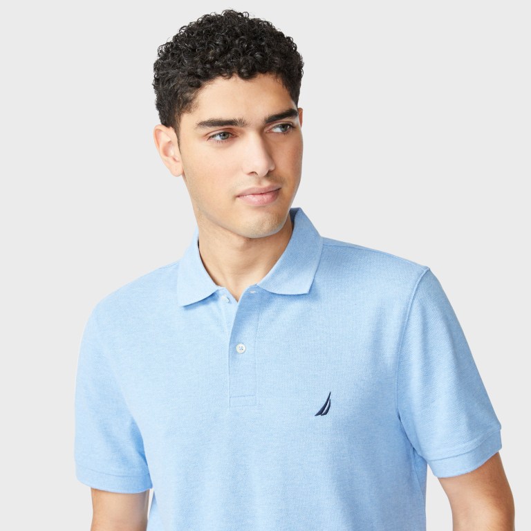 Nautica Klassieke Fit Deck Poloshirt Heren Blauw | 7xKBOAMw