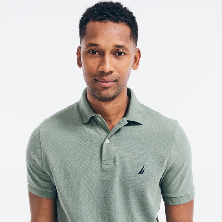 Nautica Klassieke Fit Deck Poloshirt Heren Groen | KIIHkYYC