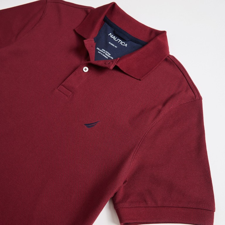 Nautica Klassieke Fit Deck Poloshirt Heren Rood | Kc7k01RE