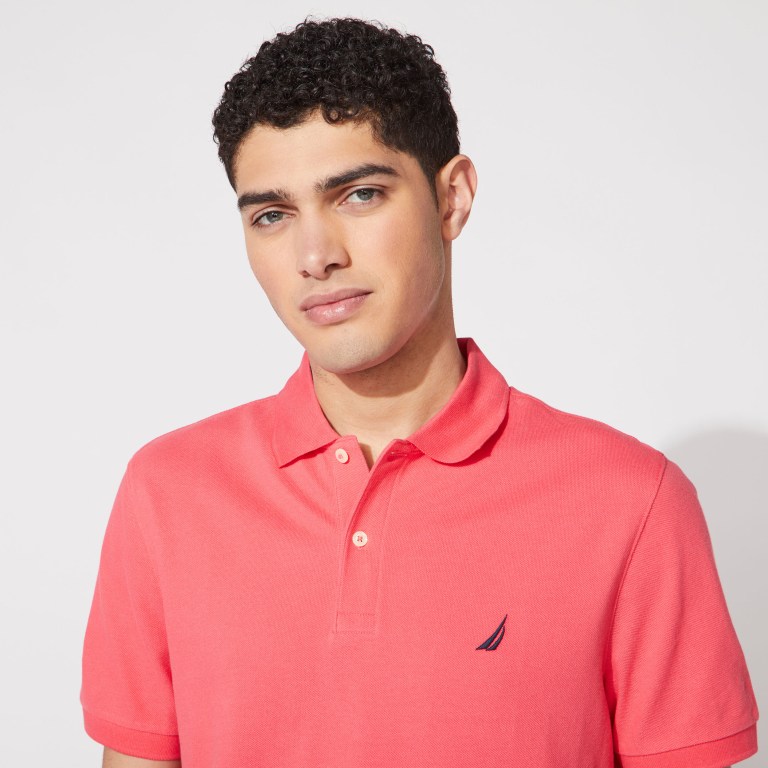 Nautica Klassieke Fit Deck Poloshirt Heren Rood | NmclyahW