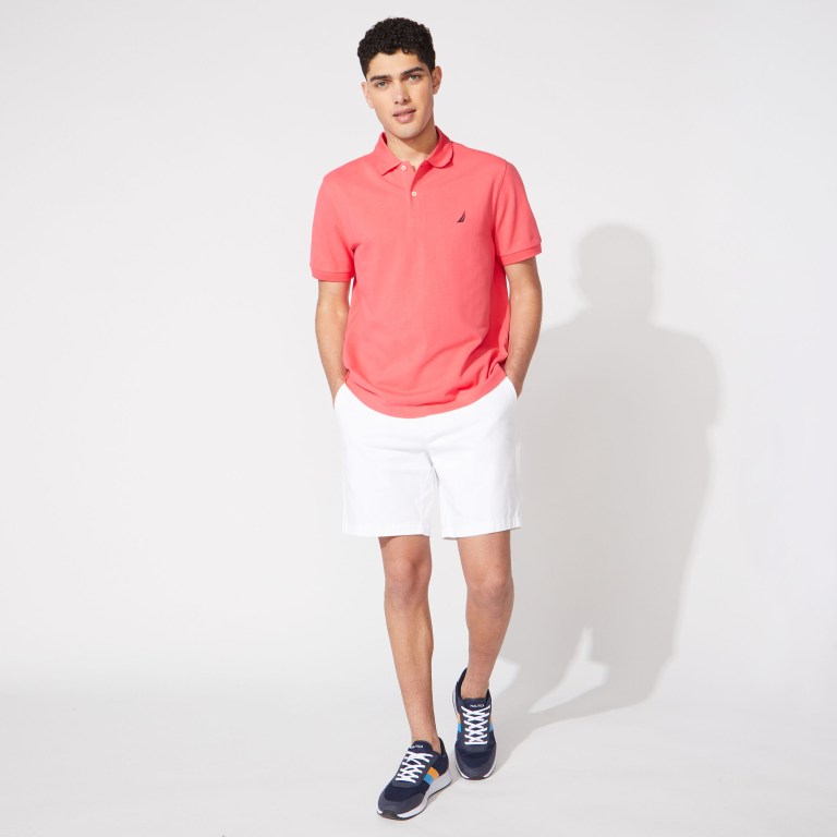 Nautica Klassieke Fit Deck Poloshirt Heren Rood | NmclyahW