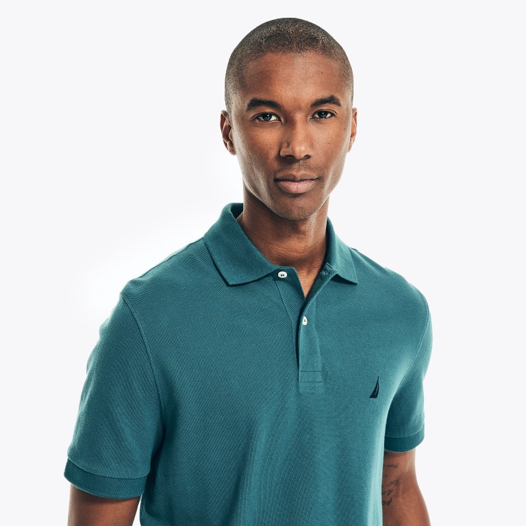 Nautica Klassieke Fit Deck Poloshirt Heren Blauw | NwE6D6sf