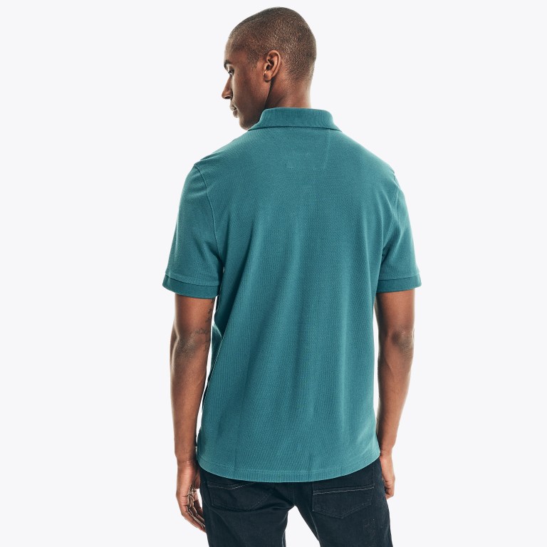 Nautica Klassieke Fit Deck Poloshirt Heren Blauw | NwE6D6sf