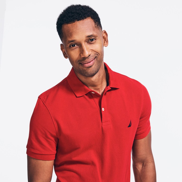 Nautica Klassieke Fit Deck Poloshirt Heren Rood | QCOUbpGR