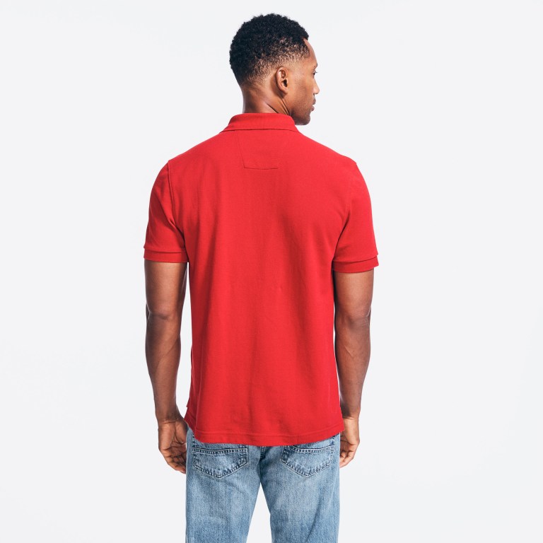 Nautica Klassieke Fit Deck Poloshirt Heren Rood | QCOUbpGR