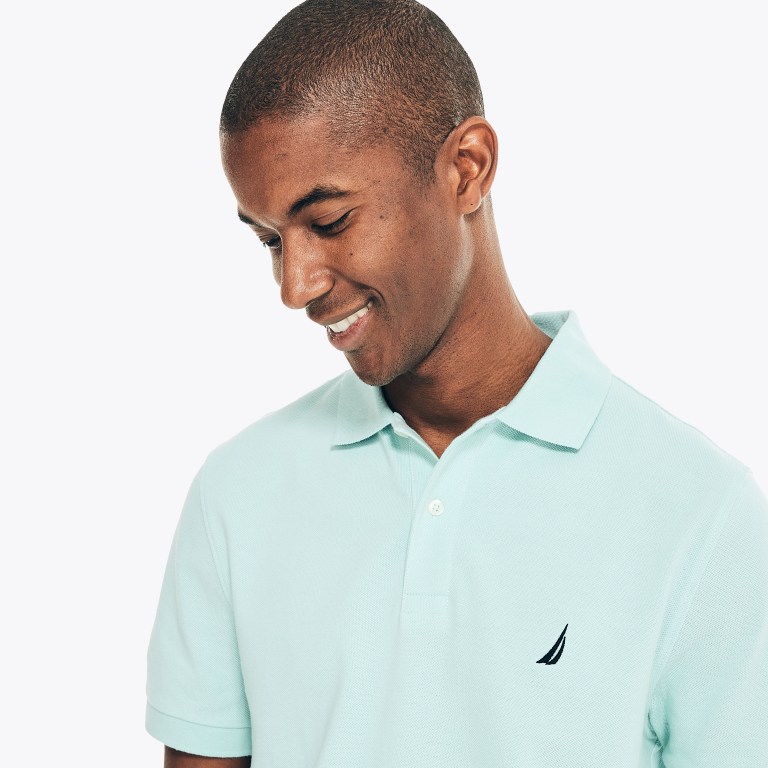 Nautica Klassieke Fit Deck Poloshirt Heren Wit | QY5IgLun