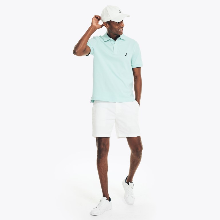 Nautica Klassieke Fit Deck Poloshirt Heren Wit | QY5IgLun