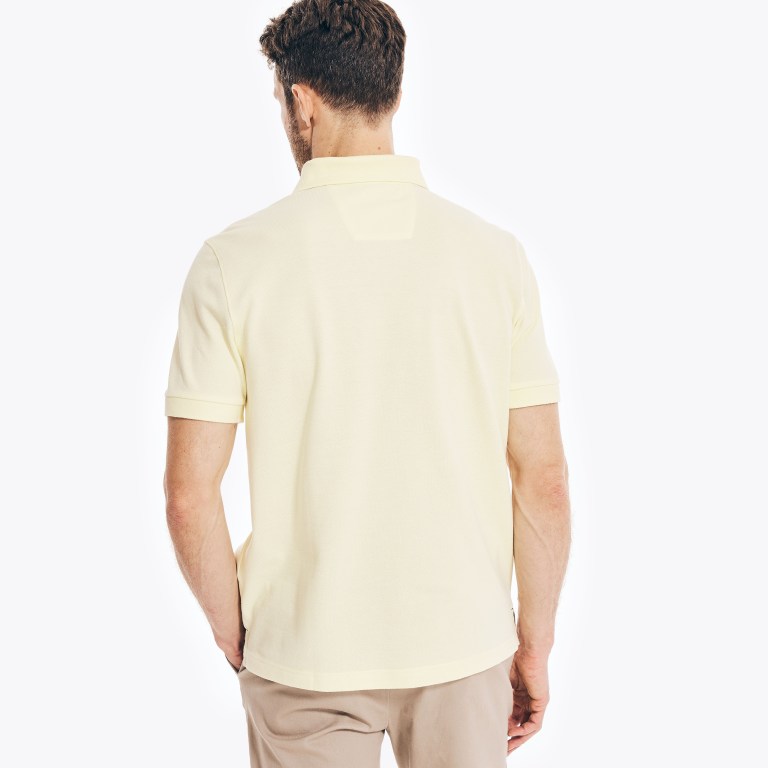 Nautica Klassieke Fit Deck Poloshirt Heren Lichtgeel | Y1pzYOYl