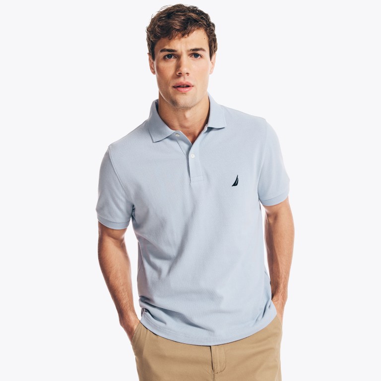 Nautica Klassieke Fit Deck Poloshirt Heren Blauw | aSqstRMg