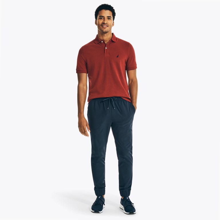 Nautica Klassieke Fit Deck Poloshirt Heren Rood | cX1gTb68