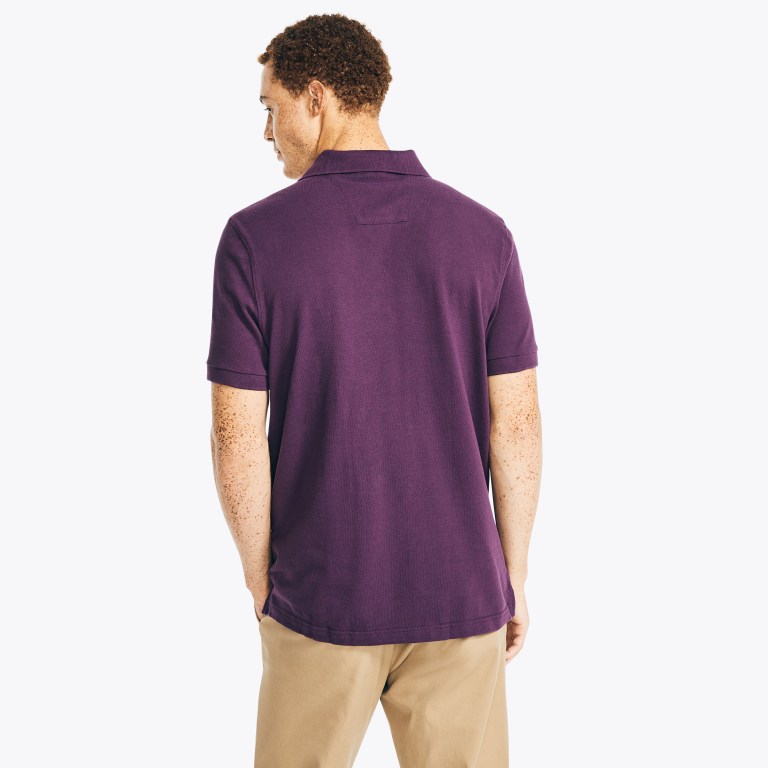 Nautica Klassieke Fit Deck Poloshirt Heren Grijs Paars | gVq5LLn1