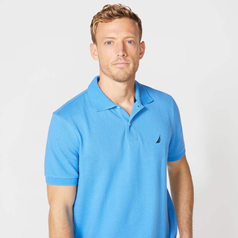 Nautica Klassieke Fit Deck Poloshirt Heren Blauw | myKhGBCd