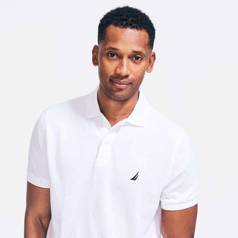 Nautica Klassieke Fit Deck Poloshirt Heren Wit | rW8beul8