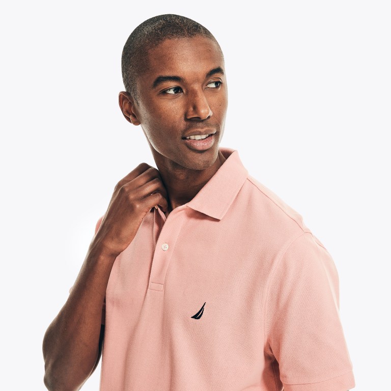 Nautica Klassieke Fit Deck Poloshirt Heren Bordeaux | sS2ohOYM